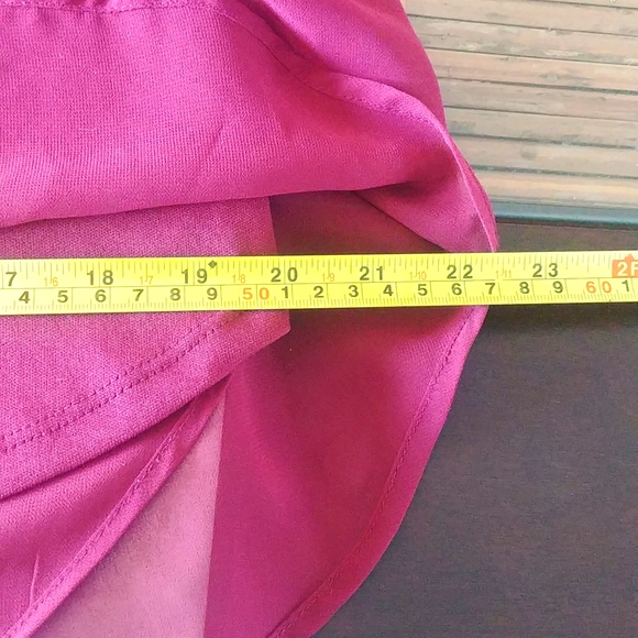 Monteau Ladies Sheer Short Sleeve Top - Picture 5 of 10